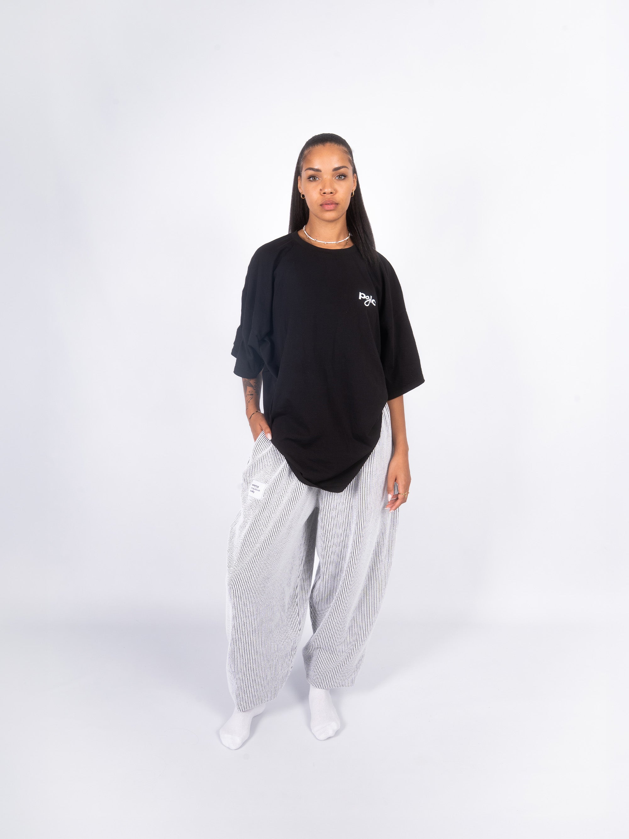 CLUB PANT „WIDE LEG“ schwarz