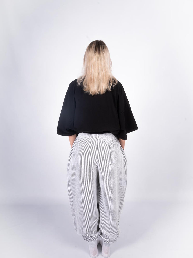 CLUB PANT „CUFFED“ schwarz