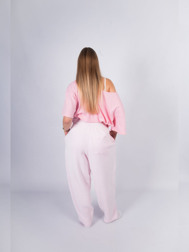 CLUB PANT „WIDE LEG“ rosa
