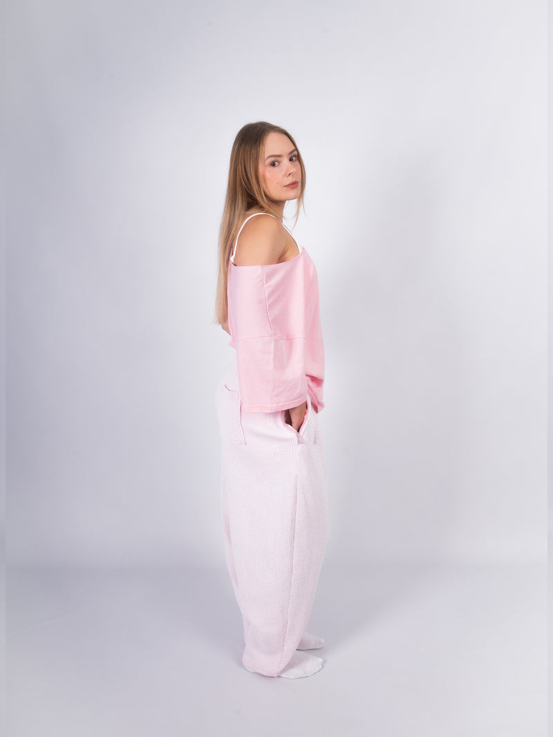CLUB PANT „WIDE LEG“ rosa